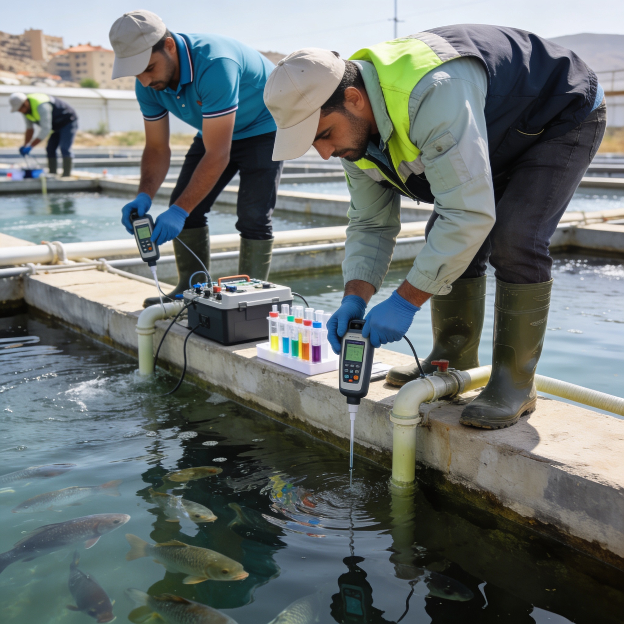 Mobile Water Quality Service for Fish Farms