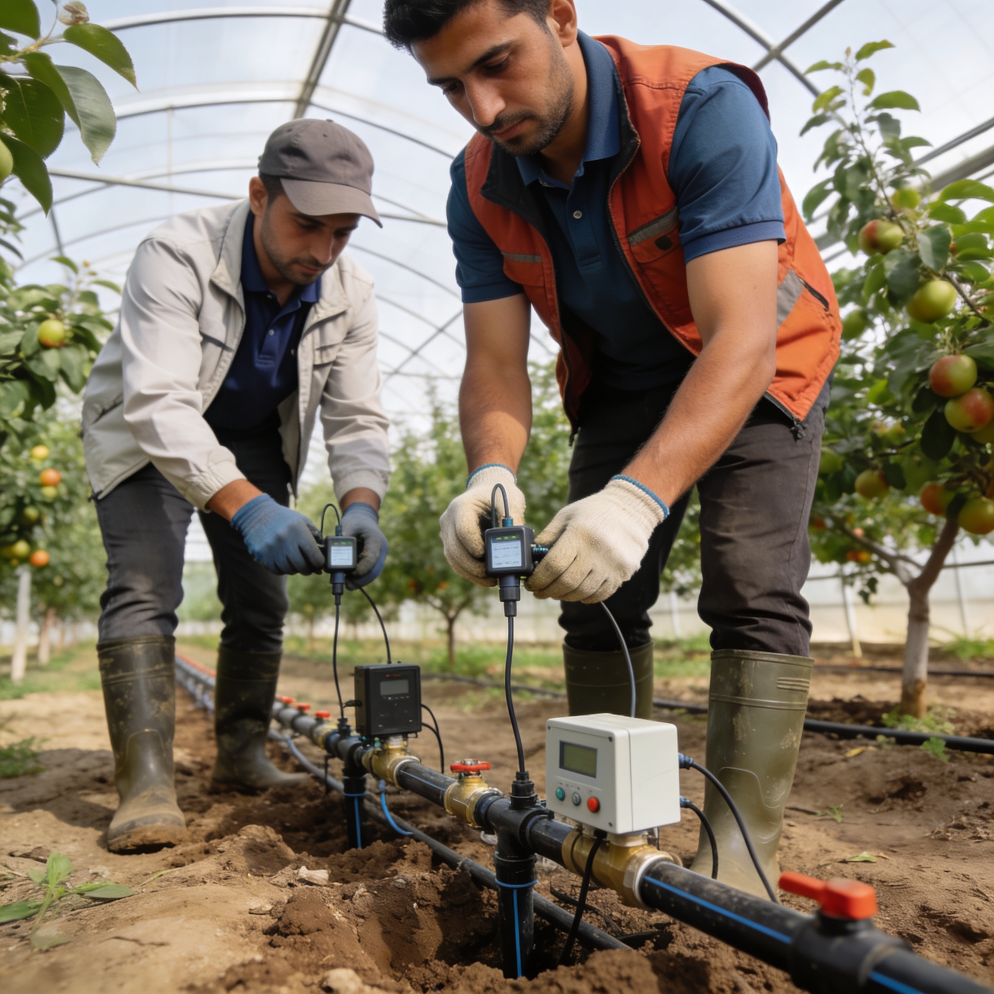 Sensor-Based Irrigation Retrofit Service for Greenhouses and Orchards
