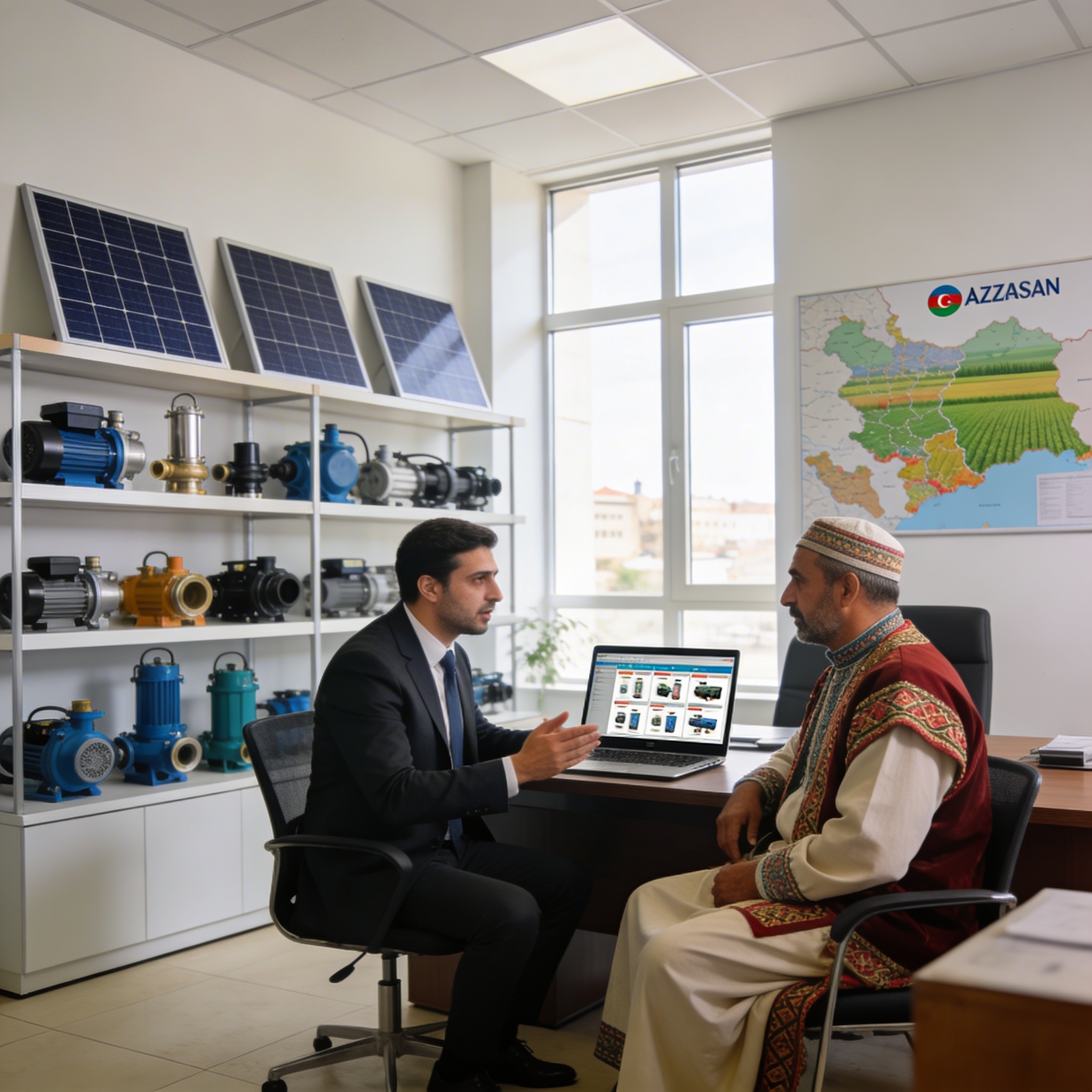 Solar Water Pump Supply for Azerbaijani Farms