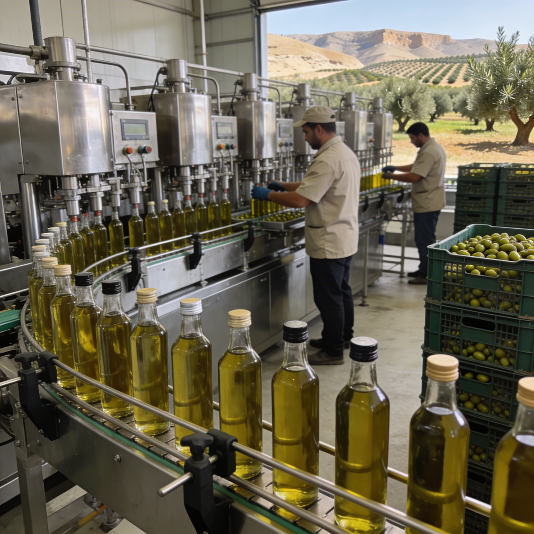 Olive Oil Bottling Service for Local Producers