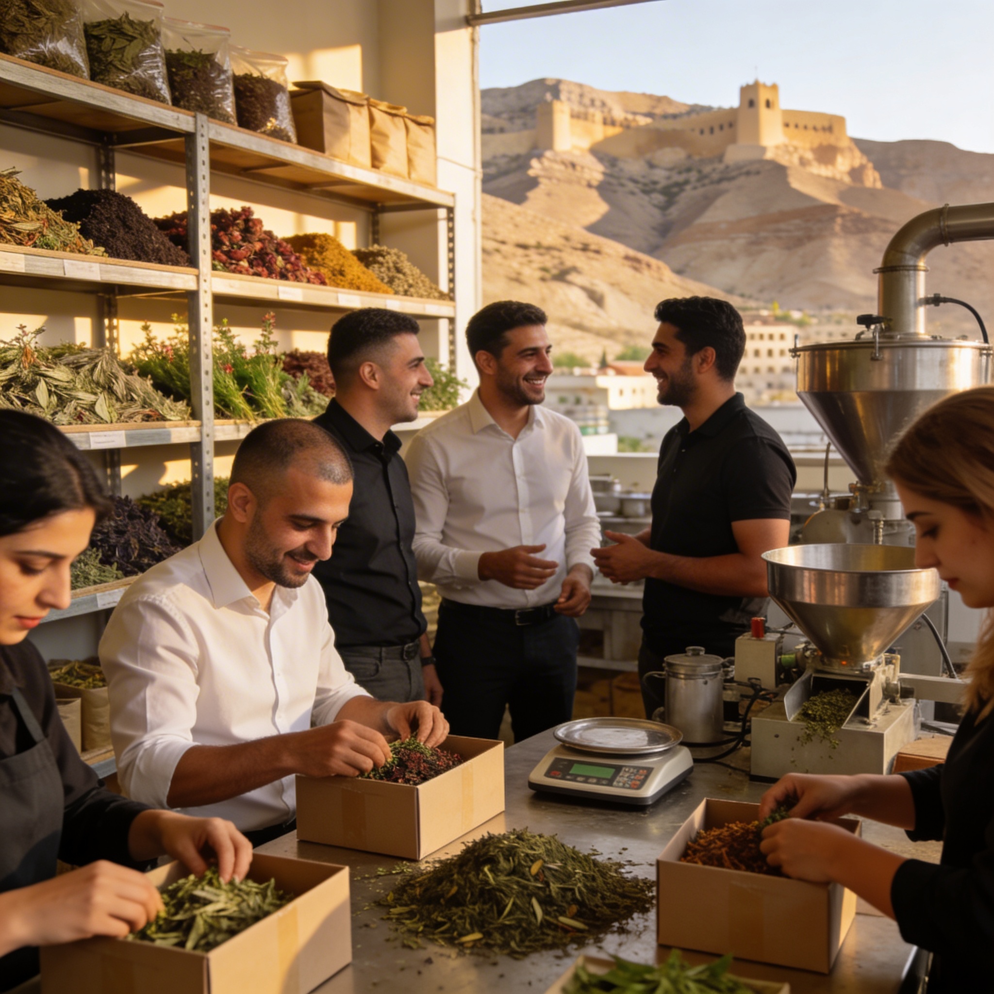 Packaged Azerbaijani Mountain Herbal Tea for Export and Direct Sale