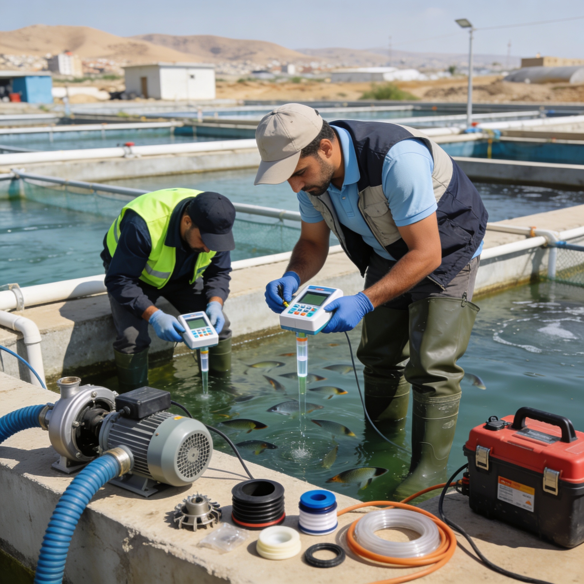 Aquaculture Aeration and Pumping Spare Parts Supply with Field Service